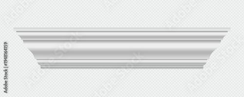 Classic Decorative Wall and Ceiling Molding Set – Elegant Crown Molding, Baseboard, and Architectural Trim Vector Collection