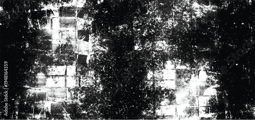 Abstract grunge lettering background. Monochrome abstract grunge black and white illustration	