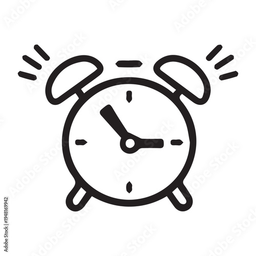 Stressed office worker character trying to meet a strict deadline with piles of paperwork and a giant clock.