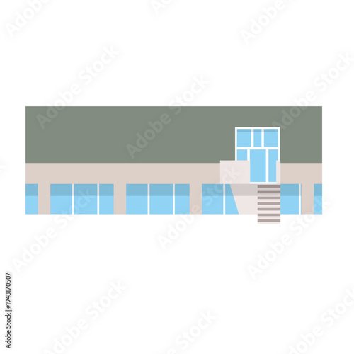 美術館の建物イラスト