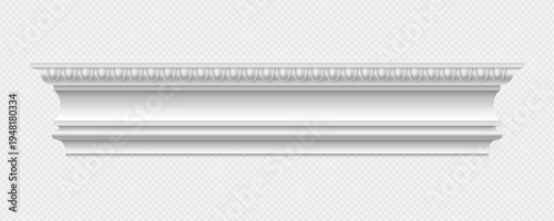 Classic Decorative Wall and Ceiling Molding Set – Elegant Crown Molding, Baseboard, and Architectural Trim Vector Collection
