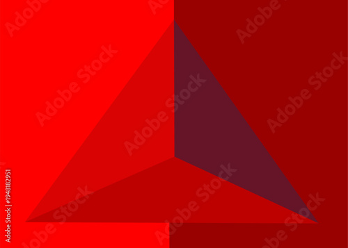 Abstract Background with Triangle shaped hole in the middle with 3d effect