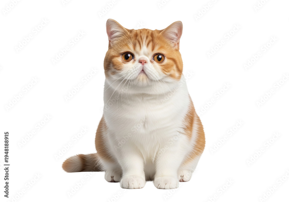 Obraz premium Cute Kitten Sitting, Soft Lighting, Warm Tone Portrait