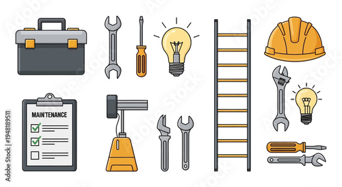 Maintenance Tools and Equipment for Repair and Industrial Work