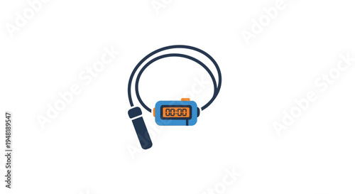 Digital multimeter with black cord.