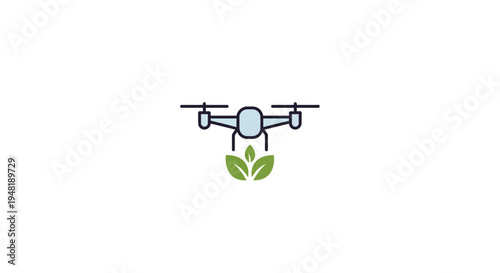 Drone flying over green leaves closely.