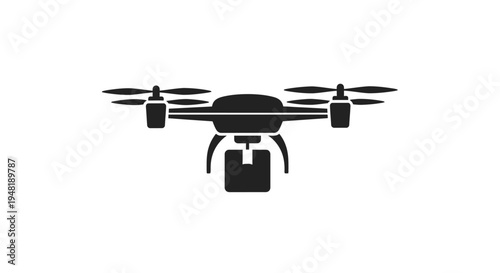 Drone with Camera and Package Delivery.