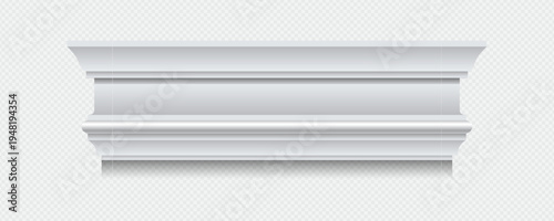 Classic Decorative Wall and Ceiling Molding Set – Elegant Crown Molding, Baseboard, and Architectural Trim Vector Collection