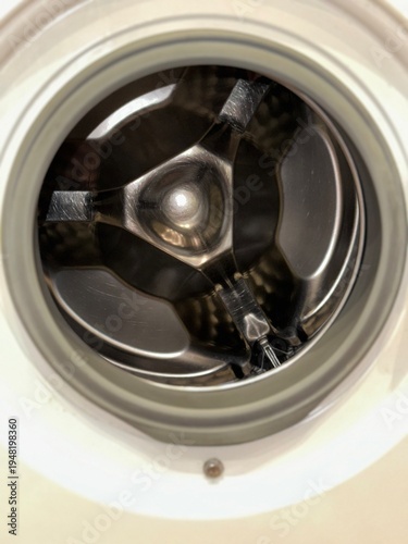 Wallpaper Mural Washing Machine Door Drum Close Up Front Load White Appliance Interior Porthole Detail Torontodigital.ca