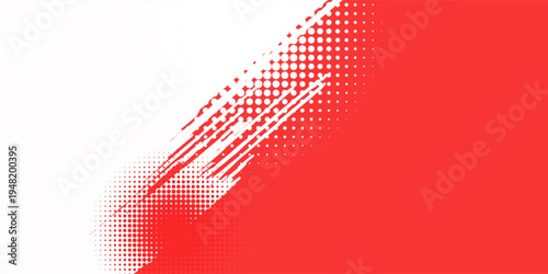 Abstract watercolor red background with halftone effects. vector illustraction.