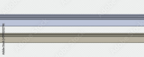 Classic Decorative Wall and Ceiling Molding Set – Elegant Crown Molding, Baseboard, and Architectural Trim Vector Collection