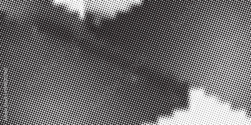 Hexagon Shapes Vector Abstract Geometric Technology Oscillation Wave Isolated on Light Background. Halftone Hex Retro Simple Pattern. Minimal 80s Style Dynamic Tech Wallpaper