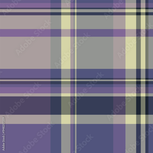 Warm background pattern fabric, romance vector check seamless. Professional texture textile tartan plaid in pastel and blue colors.