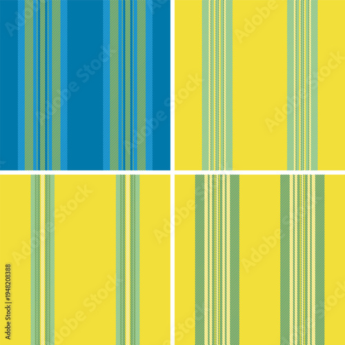 Striped collection for small sewing businesses and custom ateliers. Seamless vectors suit bespoke shirts, jackets, scarves, and digital designs.