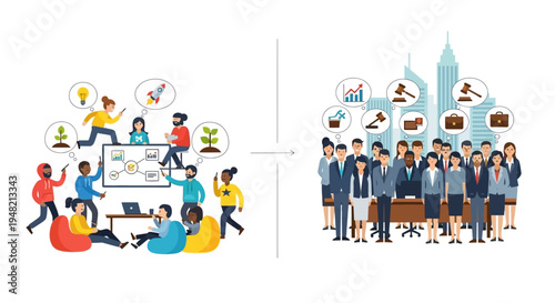 Integrating diverse team creativity and innovative concepts into structured corporate legal frameworks