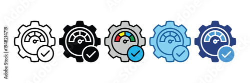 Success Indicator  Icon Set Multiple Style Collection