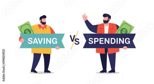 The essential financial dilemma balancing personal saving against spending for long-term wealth building and economic security