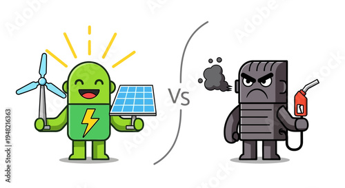 Green Energy vs Fossil Fuels A Conceptual Showdown for a Sustainable Future
