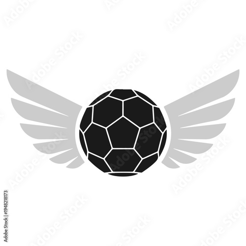 Creative Soccer Ball Logo Vector, Modern Football Icon Design for Sport Brand. Soccer Stadium Vector, Dynamic Soccer Player Kick Silhouette Vector, Sports Logo Design, Modern Football Logo Design Vect