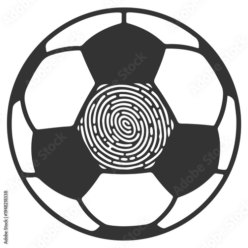 Creative Soccer Ball Logo Vector, Modern Football Icon Design for Sport Brand. Soccer Stadium Vector, Dynamic Soccer Player Kick Silhouette Vector, Sports Logo Design, Modern Football Logo Design Vect