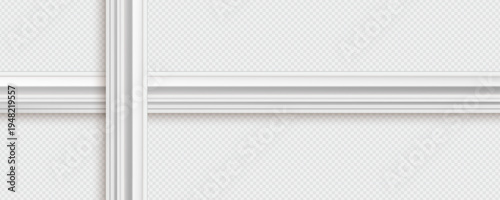 Classic Decorative Wall and Ceiling Molding Set – Elegant Crown Molding, Baseboard, and Architectural Trim Vector Collection