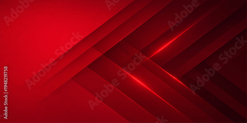 Abstract red background with glowing digital lines and futuristic light design suitable for modern technology wallpaper