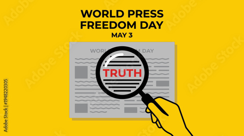 Revealing Hidden Truth: Magnifying Glass for Press Freedom Day