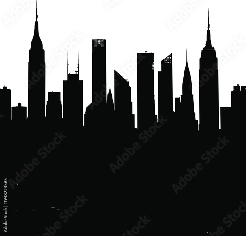 Set of black silhouettes featuring male archers in various shooting positions with bows and arrows plus target board and quiver isolated on white background.Set of black silhouettes featuring male 