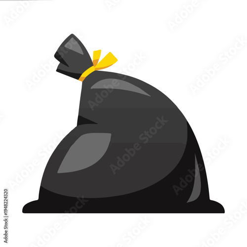 Garbage bag illustration