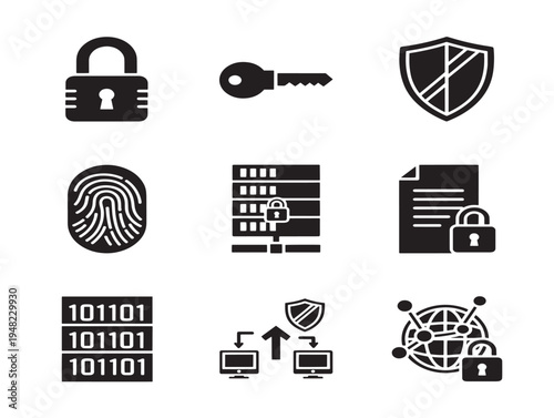 Secure encryption system set for stunning digital security and confidentiality visuals