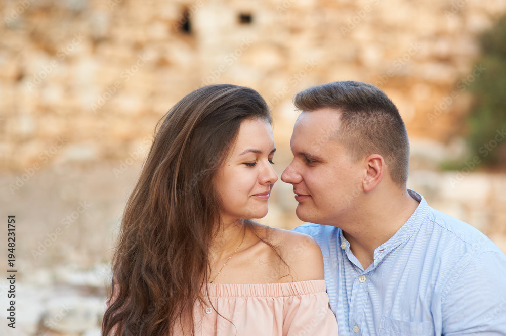 Fototapeta premium A married couple together, a love story