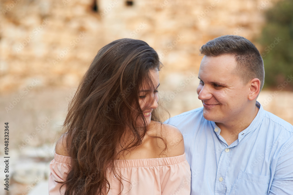 Fototapeta premium A married couple together, a love story