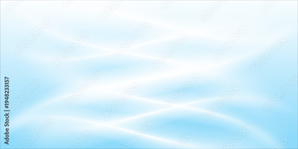 Fototapeta premium Abstract white wavy glowing lines on a blue background. Futuristic digital high-technology pattern. Health Care concept. Vector