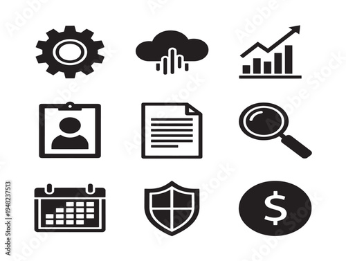 Modern SaaS interface set for stunning software platform visuals