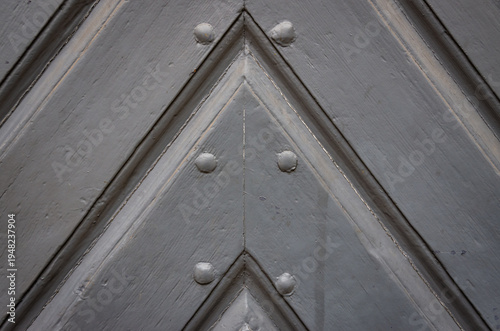 Old grey wooden door details and texture