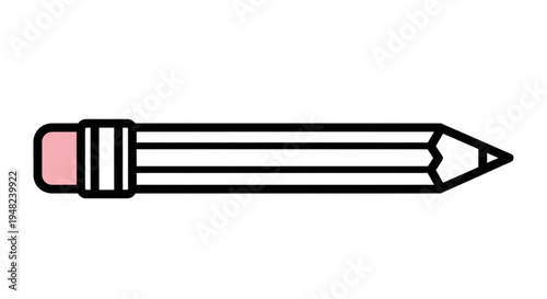 Vector ilustration of a pencil for drawing 