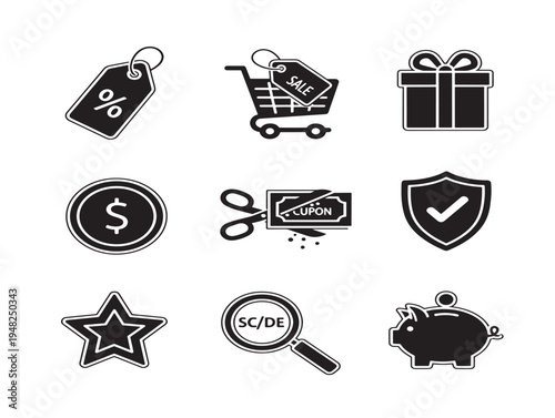 Professional and Eye Catching Special Offer Discount Icons