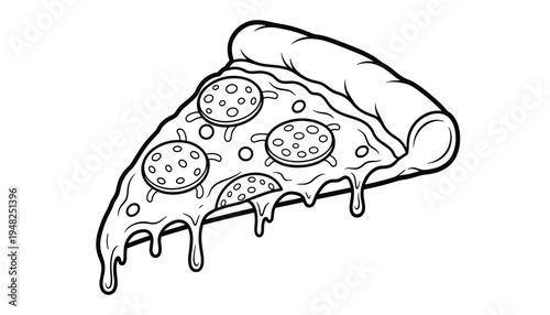 A delicious slice of pizza with melted cheese and toppings