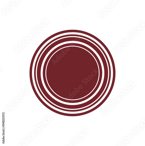 Abstract geometric design with concentric circles on dark background