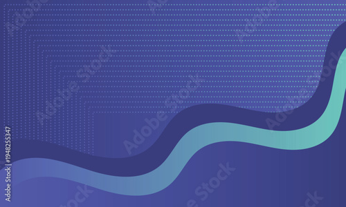 Modern wavy geometric halftone background for creative design