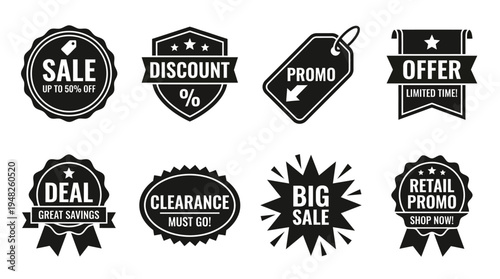Sale Vector Labels for Marketing, Retail, and Promo Design