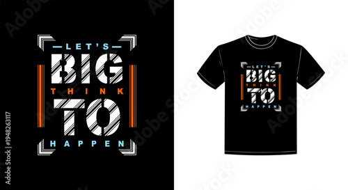 Big Things Happen Motivational Typography