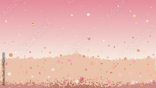 Gemini said

Watercolor pink valentine background featuring a vector heart pattern with love confetti and a floral frame design for a celebration card wallpaper