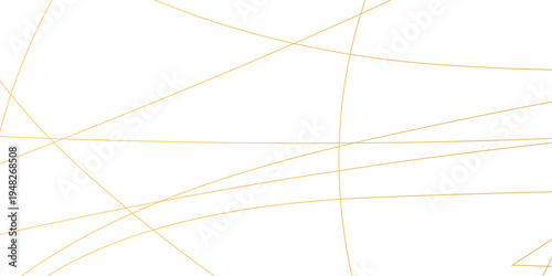 Abstract white background with golden lines . geometric design created using light gold digital net web line tecnology. Seamless luxury geometric premium golden random chaotic lines on transparent bac