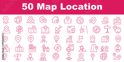 Location or map pin icon symbol set. Location pointer. Black and red location icon set on white background. Vector illustration. location symbol pin symbol location icon pin icon pin vector location