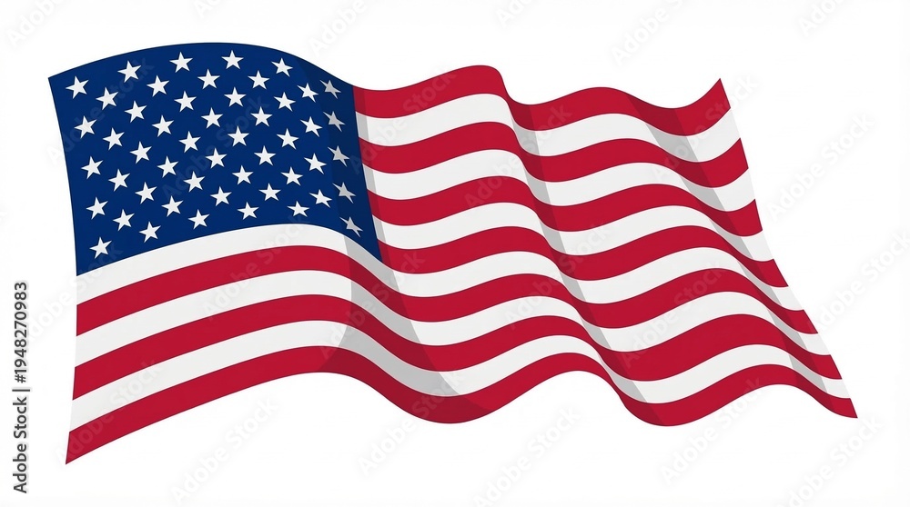 Obraz premium flag of usa