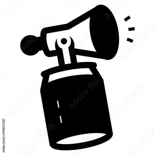 air horn can icon