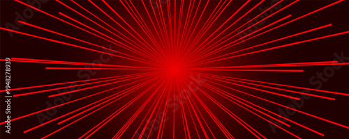 Abstract red background with burning lines.