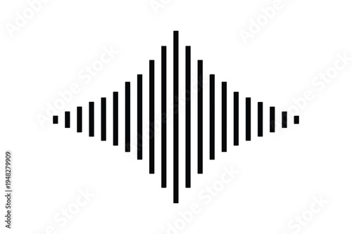 Sound Wave Vector Icon Illustration