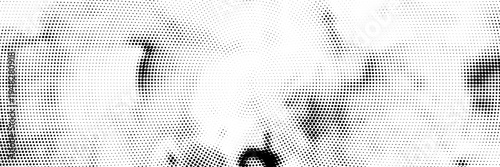 Abstract halftone wave dotted background. Futuristic twisted grunge pattern  dot  circles